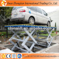 Scissor car lifts with CE auto hydraulic garage car lifting equipment elevator